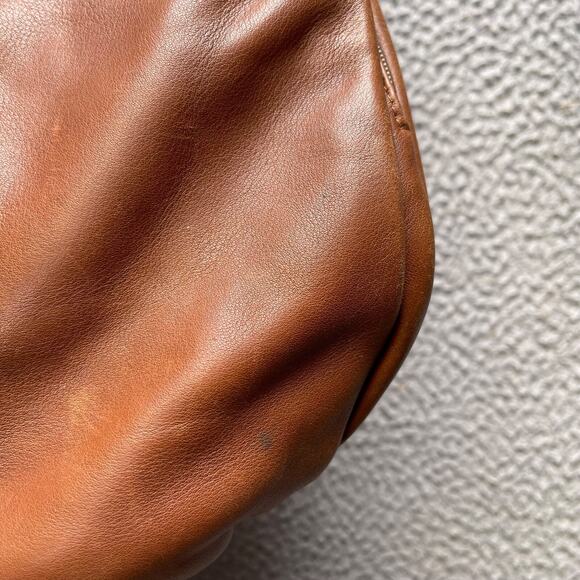 Rossi Leather Convertible Bag Brown Backpack Slouch Made in Italy - Picture 7 of 14